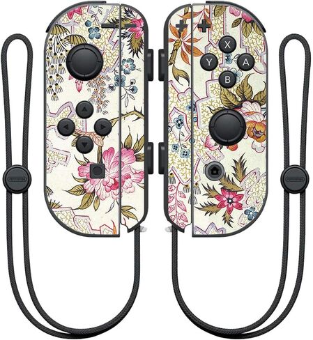 غلاف MightySkins متوافق مع وحدة تحكم Nintendo Joy-Con - تصميم الأزهار | غطاء ملتف واقٍ ومتين وفريد ​​من نوعه من الفينيل | سهل التطبيق والإزالة وتغيير الأنماط | صنع في الولايات المتحدة الأمريكية in Kuwait