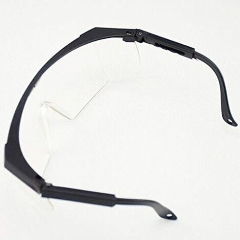 Yalulu 2 Pair Black Blue Safety Protection Glasses Safety Eyewear for Shooting, Gun Range, Airsoft, Nerf Guns, Racquetball, Water Balloon Fight in Saudi Arabia