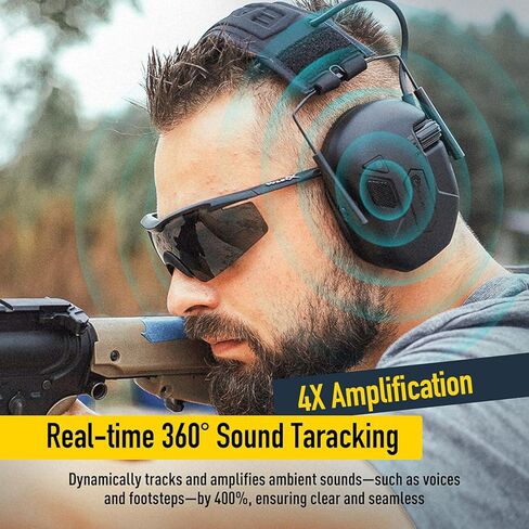 EARMOR M300T ترقية حماية السمع بتقنية البلوتوث، واقيات أذن إلكترونية لتقليل الضوضاء مع وسادات أذن هلامية in Kuwait