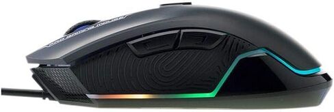 ماوس ألعاب سلكي من HP LED RGB بإضاءة خلفية قابلة للتعديل 6200 نقطة في البوصة 6 أزرار قابلة للبرمجة ماوس USB مريح للاعبين in Kuwait