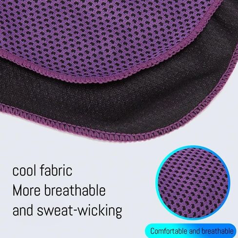 Quick-Drying Cooling Towel - Soft, Breathable, Sweat-Absorbing Cold Towel with Storage Box for Sports, Running, Yoga, and Fitness, Purple in Saudi Arabia