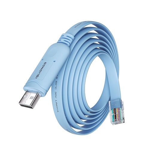 كابل وحدة التحكم USB إلى RJ45 ، محول مسلسل USB 10 أقدام ، كابل التسلسلي RS232 لتكوين التبديل/جهاز التوجيه (التوصيل والتشغيل) in Kuwait