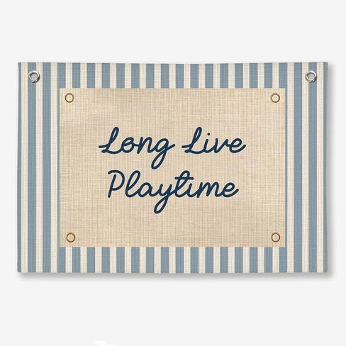 Girls Room Decor Long Live Girlhood Linen Banner, Playroom Wall Decor for Nursery Girl, Vintage Green Kids Bedroom Dorm Toddler Decorations Room Banner 20x30 Inch in Saudi Arabia