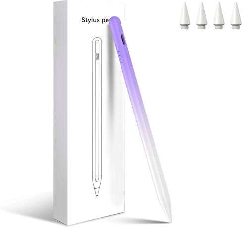 Stylus Pen for iPad 2018-2025, 20-Mins Fast Charge for Apple Pencil with Tilt & Palm Rejection, Active Digital Pens Compatible with iPad 6-10th Gen/A16, Pro 13"/12.9"/11"/M4, Air 3/4/5/M2/M3, Mini 5/6 in Saudi Arabia