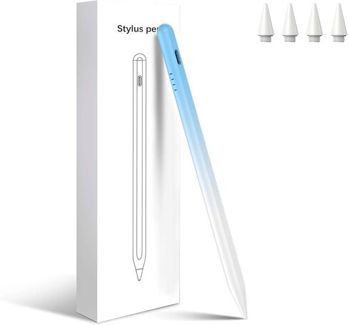 Stylus Pen for iPad 2018-2025, 20-Mins Fast Charge for Apple Pencil with Tilt & Palm Rejection, Active Digital Pens Compatible with iPad 6-10th Gen/A16, Pro 13"/12.9"/11"/M4, Air 3/4/5/M2/M3, Mini 5/6 in Saudi Arabia