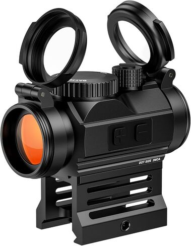 CVLIFE FoxSpook Motion Awake Red Dot Sight، 2 MOA Red Dot Scope Auto On & Off، 1x20mm Red Dot Optics مع ملف تعريف منخفض وحامل سفلي 1/3 للشاهد المشترك، وأغطية عدسات قابلة للطي وجهاز مضاد للانعكاس in Kuwait