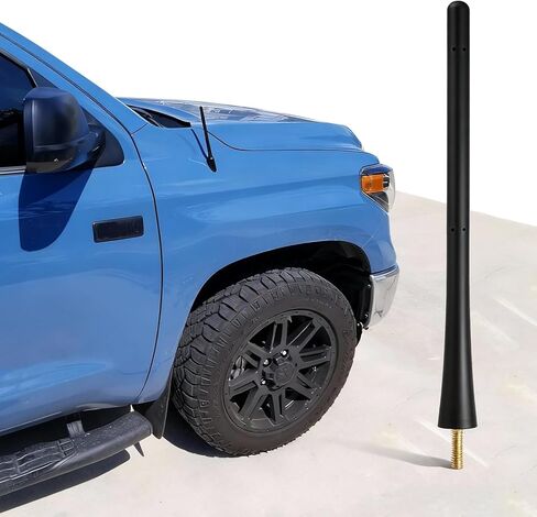 هوائي لسيارة Toyota Tundra 2007-2021، سارية هوائي الراديو للشاحنة والسيارة، ملف نحاسي مدمج لتعزيز إشارة الاستقبال، مقاوم لغسيل السيارة، ملحقات هوائي مطاطي 7 بوصات in Saudi Arabia