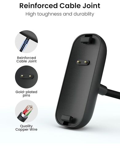 2Pack Charger for Fitbit Inspire 2 & Ace 3 Charging Replacement Fitbit Charger for Inspire 2 Ace 3 USB Cable Dock Stand [1ft & 3.3ft] in Kuwait