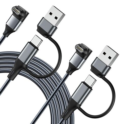 MoKo 2 in 1 Charger Cable for Garmin Watch 2 Pack, 3.3 FT USB Charging Cord for Garmin Fenix 8 7 7X 6 5/Forerunner 970 965 955 945 570 265 255 165 55/Vivoactive 6 5 4/Instinct/Venu 3 3S/Tactix, Black in Saudi Arabia