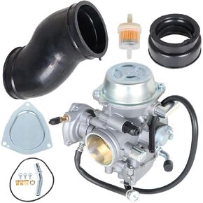 ANTUKO Carburetor and Intake Manifold Boot Replacement for Grizzly 600 1998 1999 2000 2001