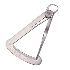 Stainless Steel Inside Calipers Gauge Measuring Caliper Dental Orthodontic Gauge, Measuring Gauge Caliper 0-10mm, Dental Gauge Caliper Dentist Lab Measuring Instruments Tool