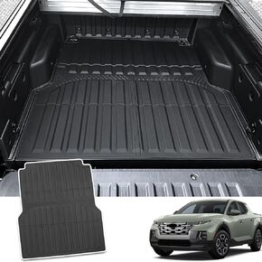 xipoqix Bed Liner Compatible with 2022-2024 Hyundai Santa Cruz 4.3FT Bed TPE Material All Weather Truck Bed Mat Replacement for 2022 2023 2024 Hyundai Santa Cruz Accessories