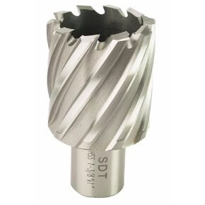 Steel Dragon Tools 1-3/8" x 1" High Speed Steel Annular Cutter with 3/4" Weldon Shank