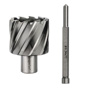 Annular Cutter JESTUOUS 1-3/4 Inch Cutting Diameter 3/4 Weldon Shank 1 Cutting Depth with Pilot Pin Slugger Bits HSS Kit for Magnetic Drill Press,1 Piece