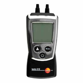 جهاز قياس ضغط الجيب برو من Testo 0560 0510 مع سرعة الهواء، نطاق من 0 إلى 100 hPa، دقة +/- 0.01 hPa، بطارية AAA من النوعين
