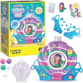 Creativity for Kids Sand Art Kit: Mermaid - Mermaid Gifts for Girls Ages 6-8+, Sand Art Kits, DIY Craft Kits for Kids in Kuwait