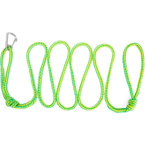 Kayak Tow Rope with Clip, Heavy Duty Boat Mooring Rope Dock Line with 316 Stainless Steel Hook for Jet Ski Anchor PWC Pontoon Marine