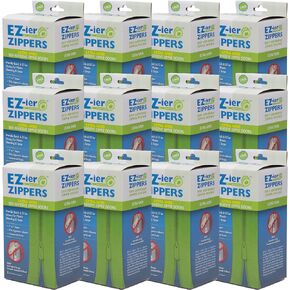 EZ-ier Products Heavy Duty Adhesive Zippers (2 Pack), Commercial Grade, 3" x 7 ft