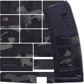 HolsterSmith EDC Wrap - PMAG Magazine Wrap - Cordura & Polyester Oxford Fabric - Adhesive Fabric Wrap for PMAG Magazines - PMAG Grip Enhancement Fillers