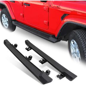 VZ4X4 Side Steps 4-Door Running Boards Nerf Bars for Jeep Wrangler JL 2018 2019 2020 2021 2022 2023 2024 Models Part # 82215164 in Kuwait