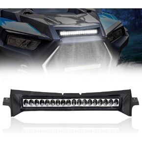 KATIMOTO Front LED Auxiliary Light for Polaris RZR XP 1000 / TURBO 19-23, LED Hood Scoop Light for Polaris RZR XP 1000 / XP 4 1000 / TURBO XP 4 / TURBO S 4 2019-2023 Accessories
