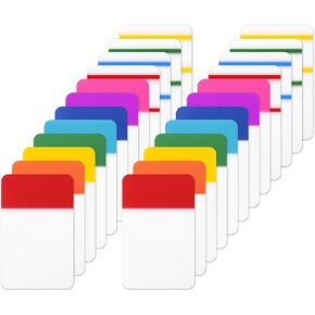 1 Inch Tabs for Notebooks, 960 Pieces Sticky Note Tabs File Index Tabs for Books, Binders, Papers, Documents, File Folders (48 Sets 12 Colors)