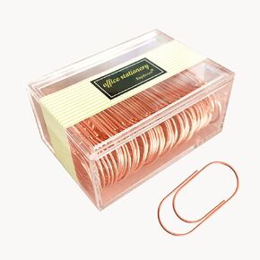 Jumbo Paper Clips, 50pcs 2inch Big PaperClips Durable and Rustproof Coated Large Paper Clips Office Supply Accessories (Black)