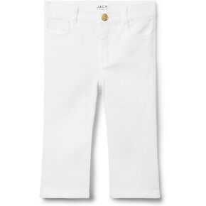 Janie and Jack Girls' Cropped Denim Pants (Toddler/Little Big Kid)