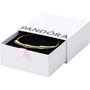 Pandora Flower Stem Sliding Bangle Bolo Bracelet, 9.8", With Gift Box