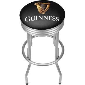 Trademark Gameroom Guinness Custom Outdoor Ribbed Barstool - Harp