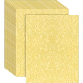 Nework 50 Sheets Parchment Paper, Letter Size Certificate Paper, 8.5 x 11 Inches Stationary Paper Bulk for Resumes, Diplomas and Certificate, 100GSM