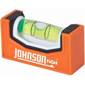 Johnson Level & Tool ‎1721P Magnetic Pocket Level, Easy Readability, Compact, Orange, 1 Level