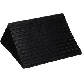 Buyers Products WC1468A Rubber Wheel Chock, 8 x 6 x 5 Inch, Oil Resistant and Durable Reinforced Rubber for Use with Utility Vehicles, Trailers, and Vehicle Maintenance and Storage