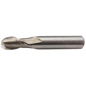 HHIP 5841-0625 5/8 x 5/8" 2 Flute High Speed Steel Single End Ball End Mill