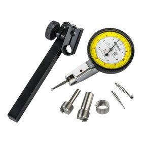 Mitutoyo 513-409-10T DIAL TI, Full, STD 0.2 mm/0.0076", 1 μm Accuracy, 0.002 mm/0.0001", Yellow/White