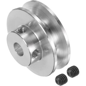 Kozelo V-Belt Pulley - [6mmBore x 31mmOutside Dia] Aluminum Alloy V-Groove Drive Pulley for 3-5mm PU Round Belt for Many Existing Drive Design in Kuwait