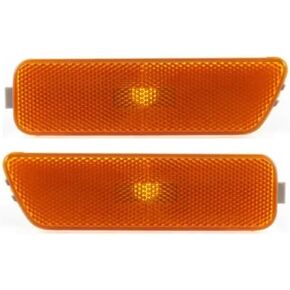 For Volkswagen Jetta/Golf/GTI/Cabrio Side Marker Light Assembly Unit 1999 00 01 02 03 04 2005 Driver and Passenger Side | Pair | VW2550104 | VW2551104 | 1J0 945 071 B