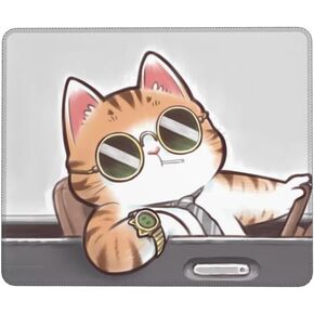 Cute Mouse Pad Cat Mouse Pad Funny Kawaii Rectangle Non Slip Rubber Mouse Pad for Computer and Laptop Mouse Mat for Working and Gaming