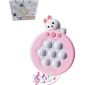 Fast Push Bubble Game,Handheld pop Game Light up Fidget Toys, for Children Adults Stress Relief Sensory Toys,Birthday Gift,Party Favors,Travel,Classroom Rewards.(Green-Frog)