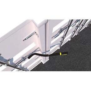 OPNBar Version 2 (1 Pack) New Angle Bend with Fifth Wheel Release Hook, Black