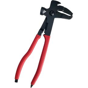 Socpuro Heavy Duty Wheel Weight Plier, Wheel Balancing Weight Plier Hammer Tool, Tire Repair Weight Removal Tool for Clip-On Wheel Weights