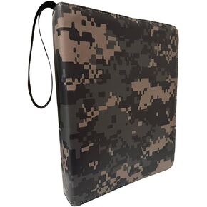 Card Binder 9-Pocket, 900 Pockets Trading Card Sleeve, Camouflage Print for Sport Cards, Pokemon, MTG 50 Sleeve, Football Cards, Baseball Card Binder, Baseball Card Holder, Trading Cards