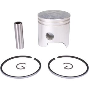 Outboard Engine 6E7-11636-00 Oversize Piston Set & 682-11610-21 682-11610-20 Ring for Yamaha / 761-8023T 8023M 39-15322T for Mercury Mariner 9.9HP 15HP Boat Motor, fit Sierra 18-3978, 56.5mm 0.5mm O/S