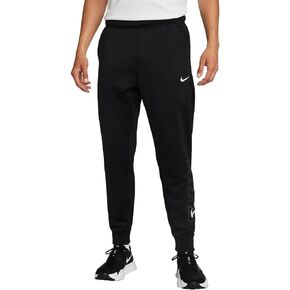 Nike Therma-Fit Men's Training Pants (Black/White) Size XL (US, Alpha, X-Large, Regular, Regular, Black|White)