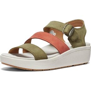KEEN Women's Ellecity Backstrap Open Toe Adjustable Comfortable Platform Wedge Sandal