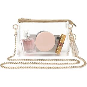 NEOREAL Clear Purse for Concert Sport, Stadium Approved Clear Crossbody Handbag for Women Graduation Ceremony Gym