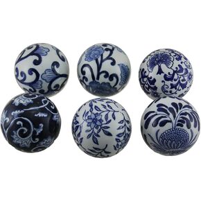 A&B Home Set of 6 Decorative Orbs