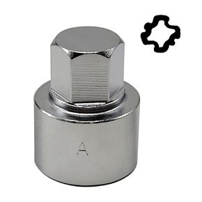 JEUCLEL 22PCS Wheel Locking Nut Key Kit Compatible with VW VAG Volkswagen, Wheel Lock Nut Scoket Adapter Set, Wheel Anti-Theft Lug Nut Removal Tool, Anti-Theft Screw Remover