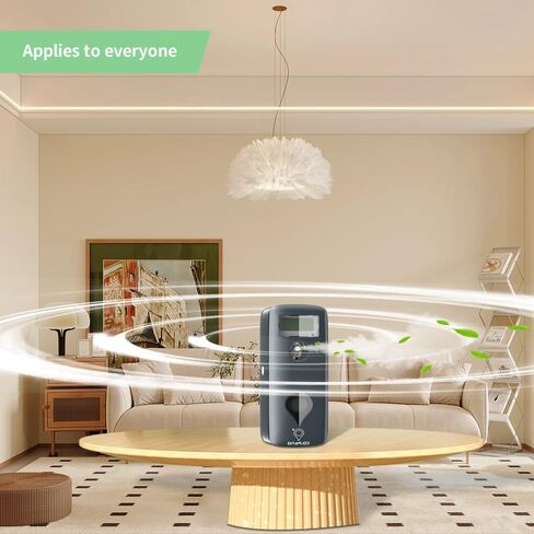 Automatic Air Freshener Spray Dispenser Grey Commercial and Home Use Refillable LCD Programmable Fragrance Bathroom Scent Freshener For Liquid ABS Wall Mounted or Free Standing in Saudi Arabia