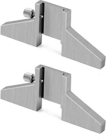 QWORK Caliper Depth Base Carbon Steel T-Bar Attachment for Dial/Digital/Vernier Calipers 4", 6", 8", 12" in Saudi Arabia